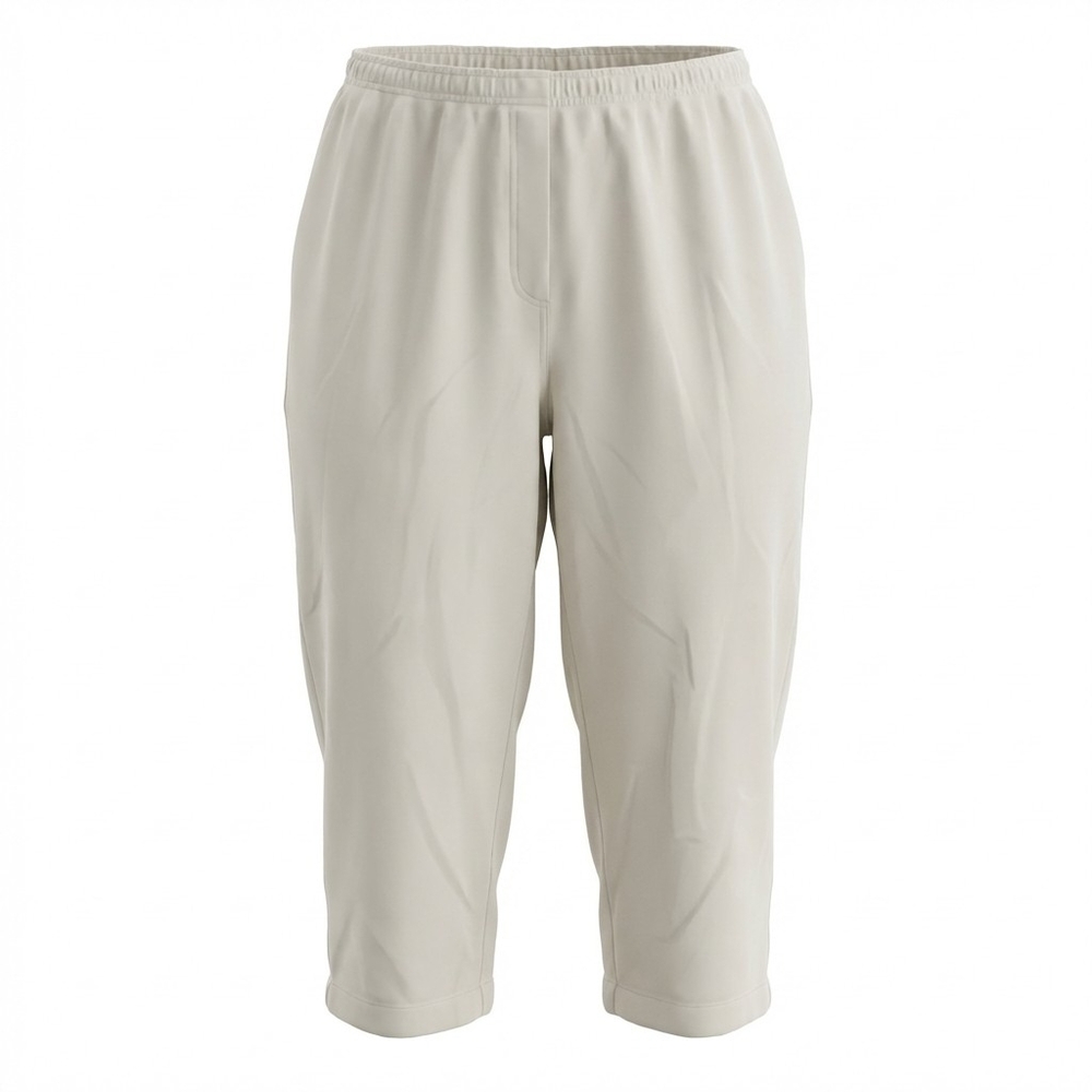 Sag Harbor Gray Capris Relaxed Fit Elastic Waist